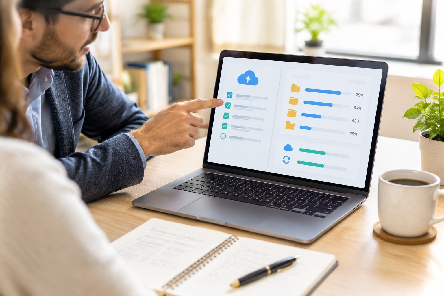 Cloud onboarding — remote IT consultancy in progress