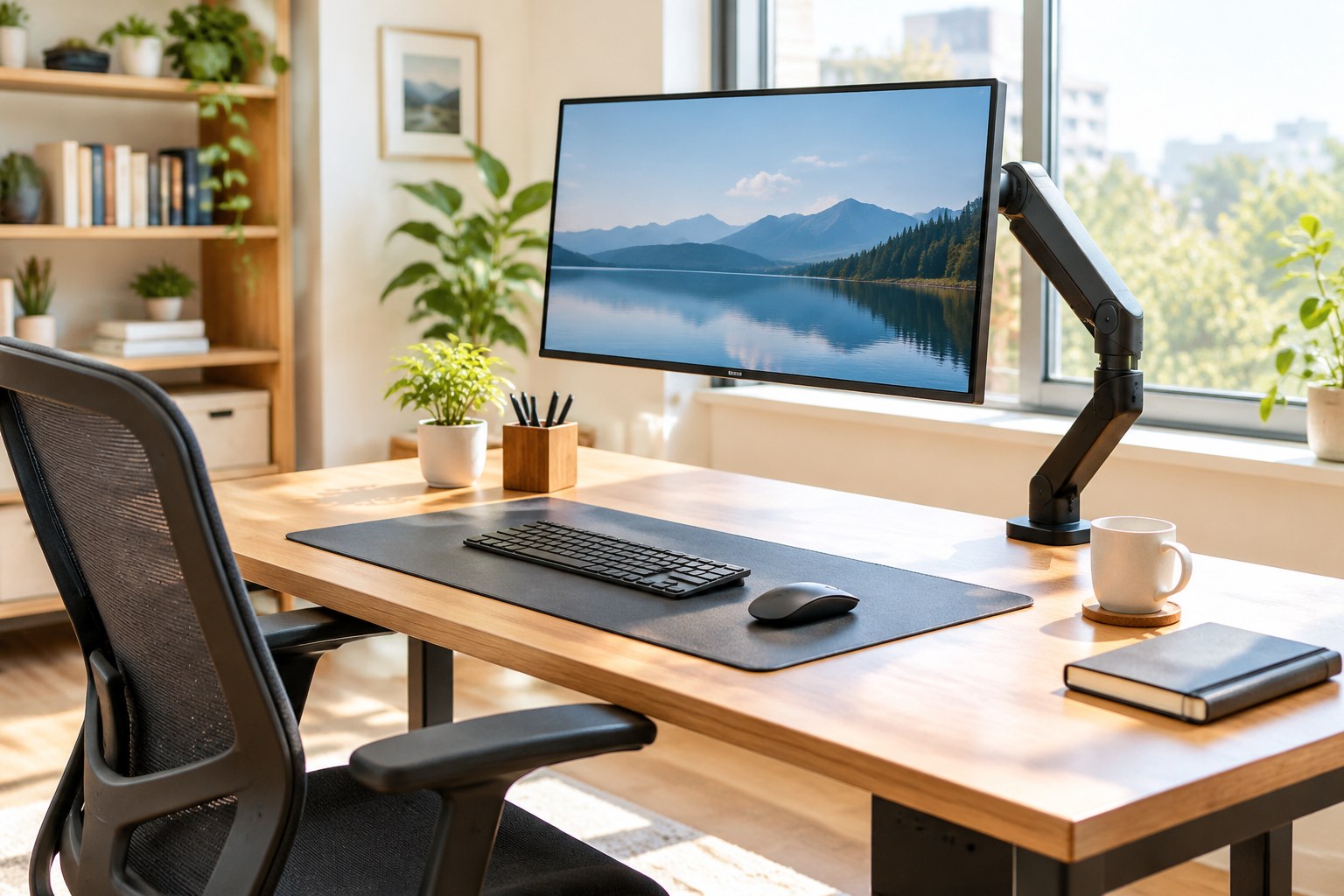 Workspace setup advice — remote IT consultancy in progress